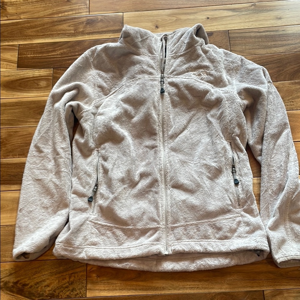 Mountain Hardwear Gray Ski Jacket Plush Fleece